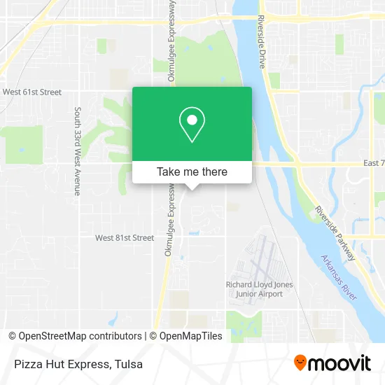 Pizza Hut Express map