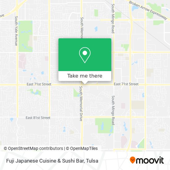 Fuji Japanese Cuisine & Sushi Bar map