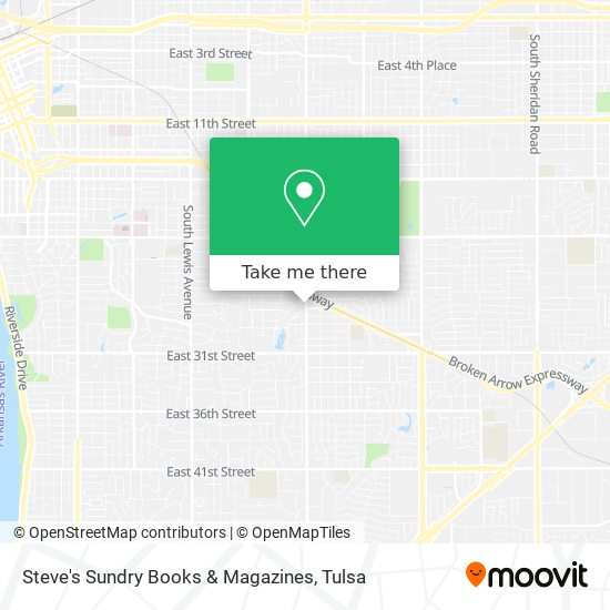 Mapa de Steve's Sundry Books & Magazines