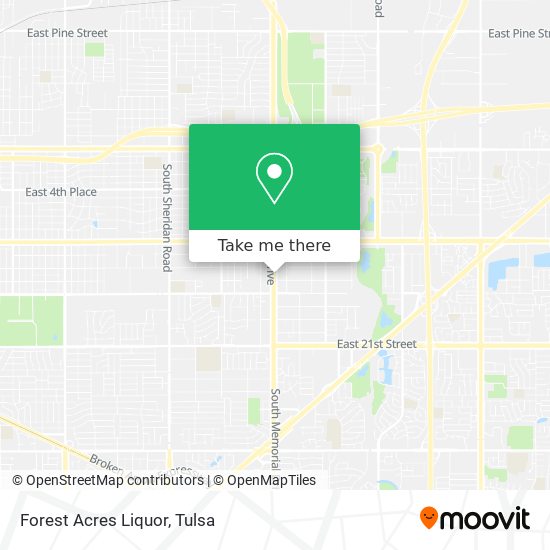 Mapa de Forest Acres Liquor