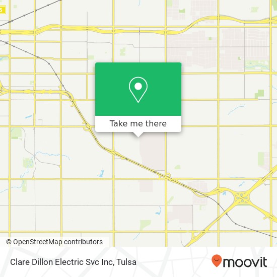 Clare Dillon Electric Svc Inc map