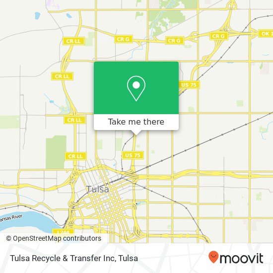 Tulsa Recycle & Transfer Inc map