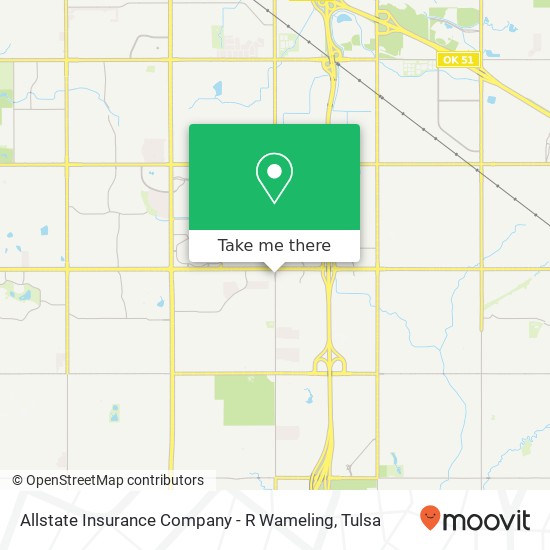 Allstate Insurance Company - R Wameling map