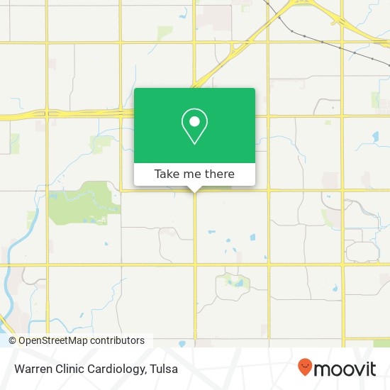 Mapa de Warren Clinic Cardiology