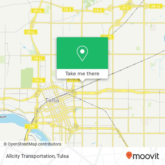 Allcity Transportation map