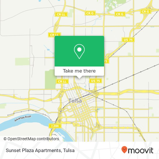 Sunset Plaza Apartments map