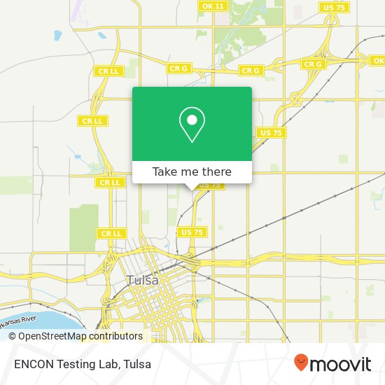 ENCON Testing Lab map