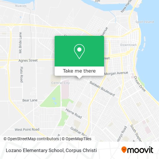 Mapa de Lozano Elementary School