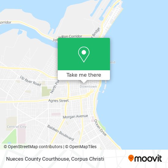 Nueces County Courthouse map