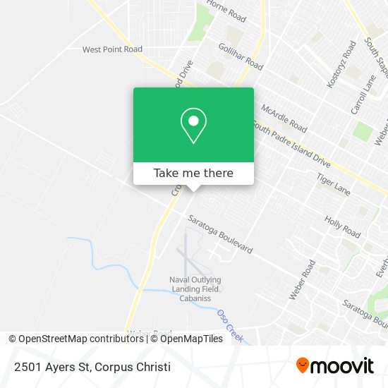 Mapa de 2501 Ayers St