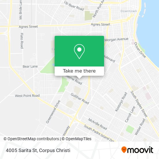 4005 Sarita St map