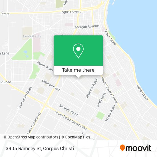3905 Ramsey St map