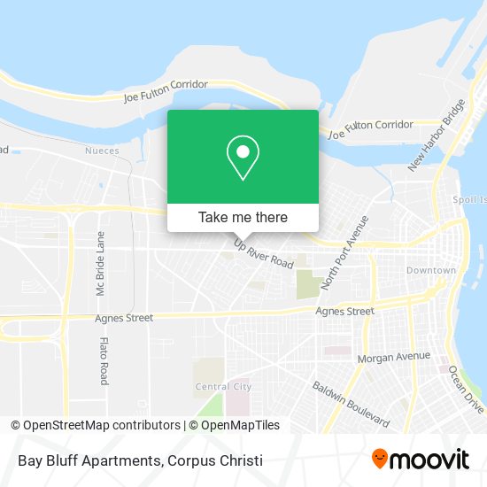 Bay Bluff Apartments map