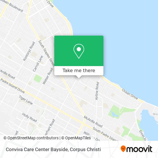 Mapa de Conviva Care Center Bayside