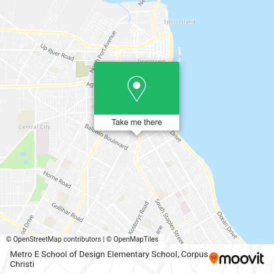 Mapa de Metro E School of Design Elementary School