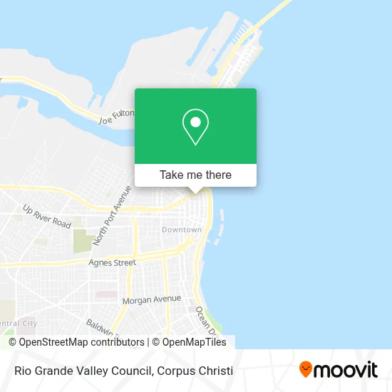 Rio Grande Valley Council map