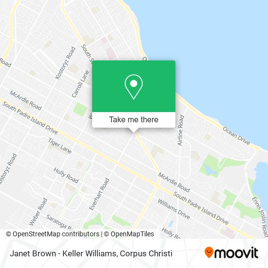 Mapa de Janet Brown - Keller Williams