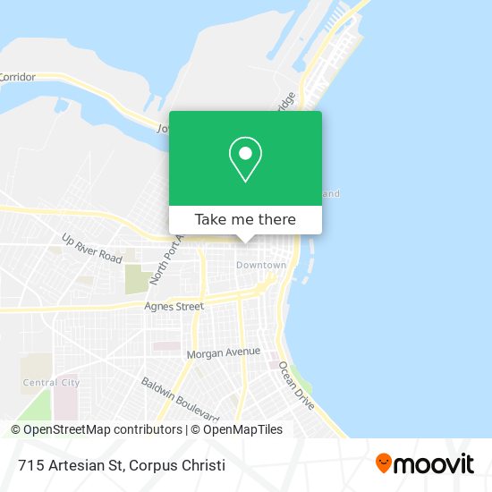 715 Artesian St map