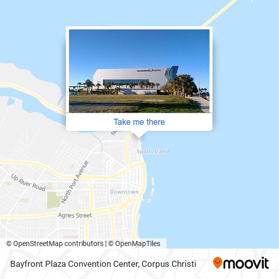Bayfront Plaza Convention Center map
