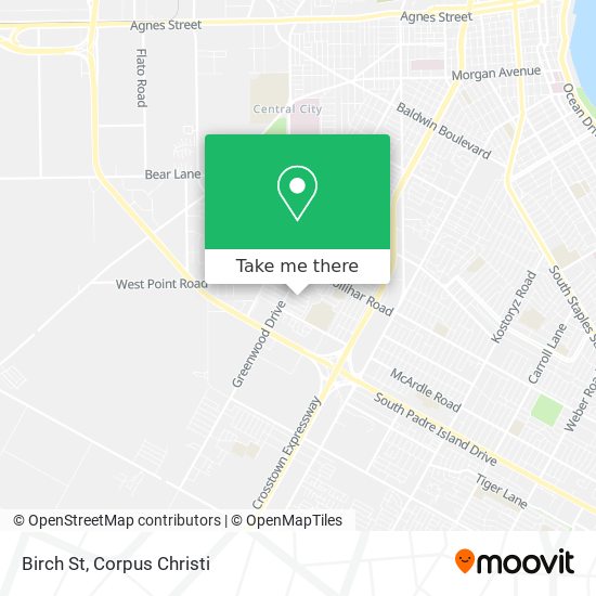 Mapa de Birch St