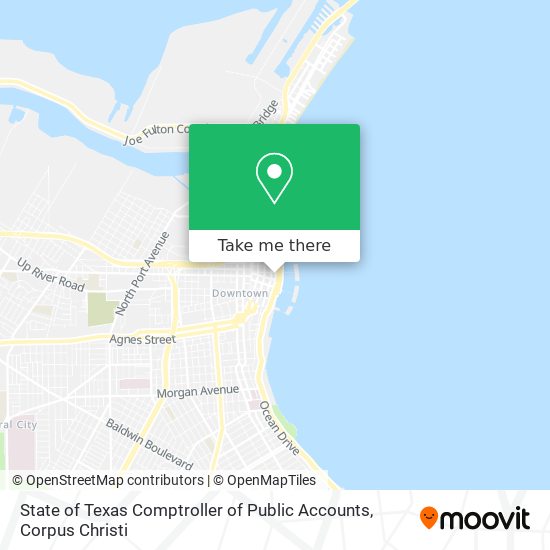 State of Texas Comptroller of Public Accounts map