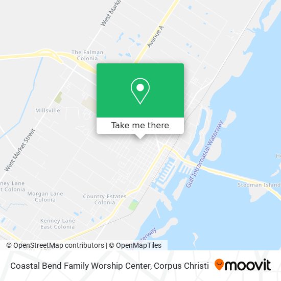 Mapa de Coastal Bend Family Worship Center