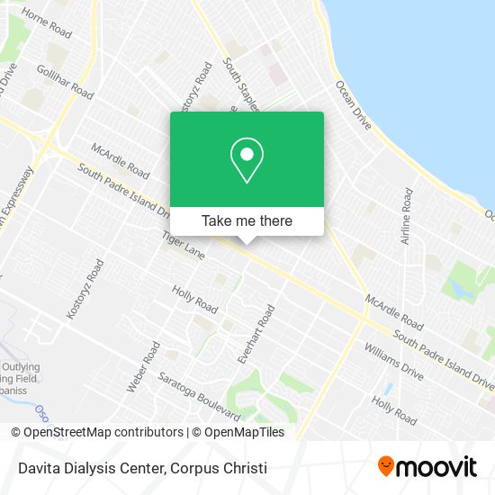 Davita Dialysis Center map