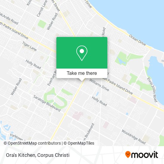 Ora's Kitchen map