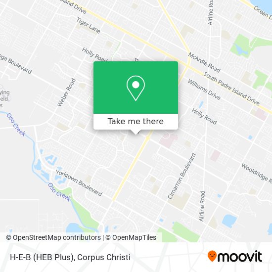H-E-B (HEB Plus) map