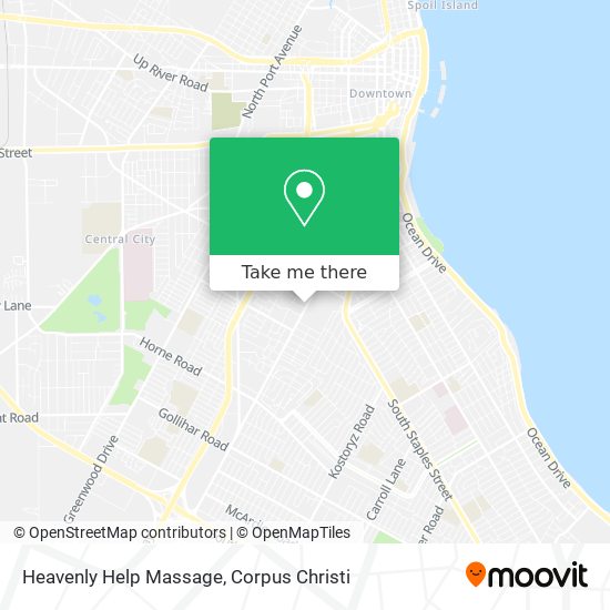 Heavenly Help Massage map