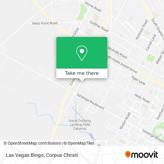 Las Vegas Bingo map