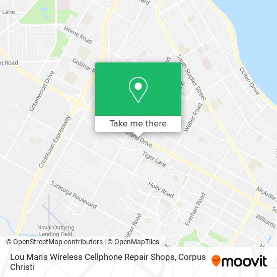 Lou Man's Wireless Cellphone Repair Shops map