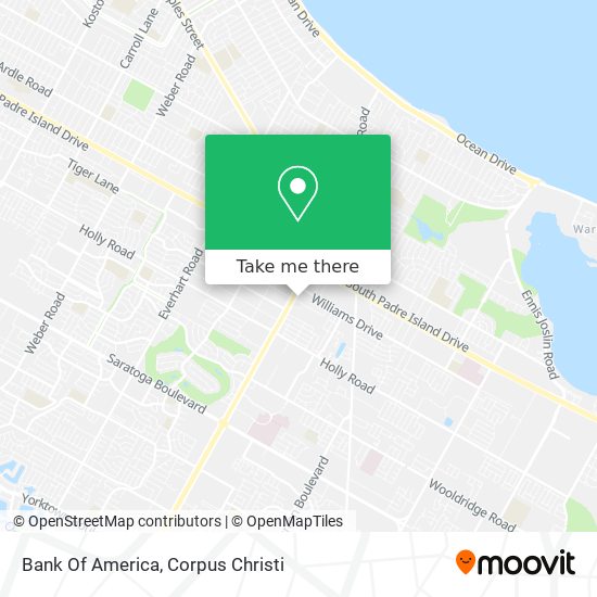 Mapa de Bank Of America