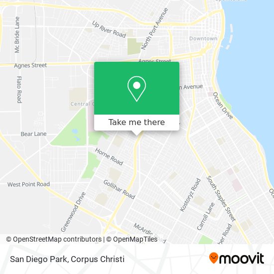 San Diego Park map