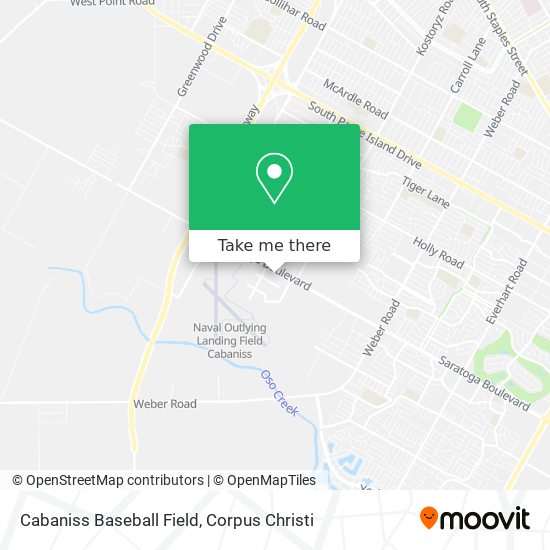 Mapa de Cabaniss Baseball Field