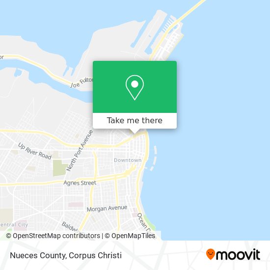 Nueces County map