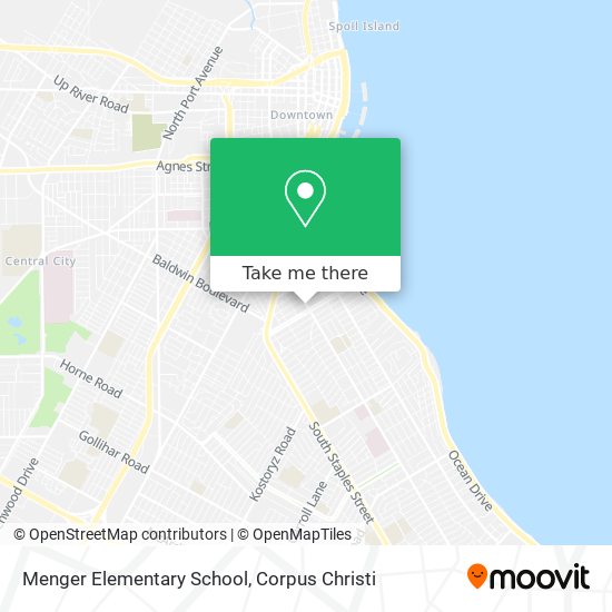 Mapa de Menger Elementary School