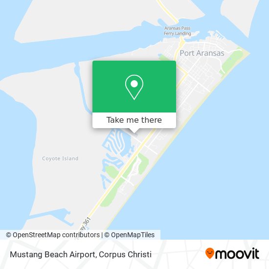 Mapa de Mustang Beach Airport