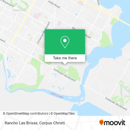 Rancho Las Brisas map