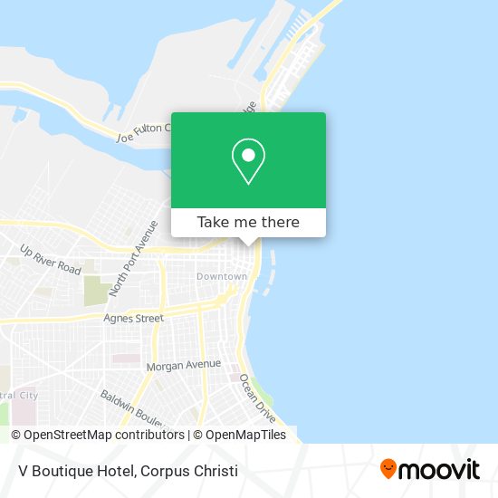 V Boutique Hotel map