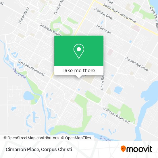 Cimarron Place map