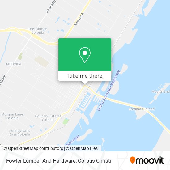Mapa de Fowler Lumber And Hardware