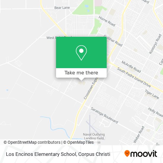 Los Encinos Elementary School map