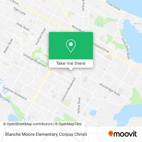 Mapa de Blanche Moore Elementary