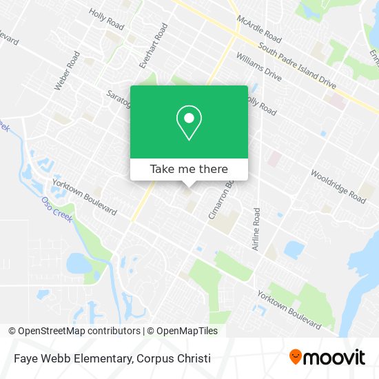 Faye Webb Elementary map