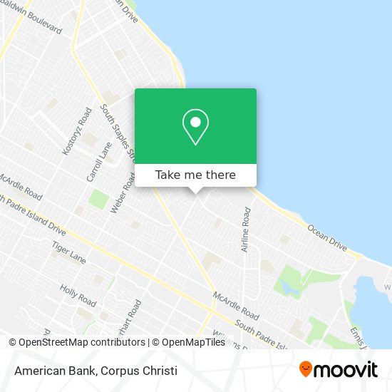 American Bank map