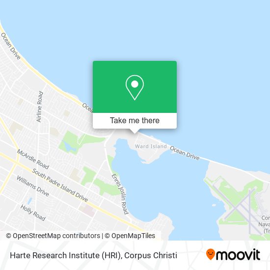 Harte Research Institute (HRI) map