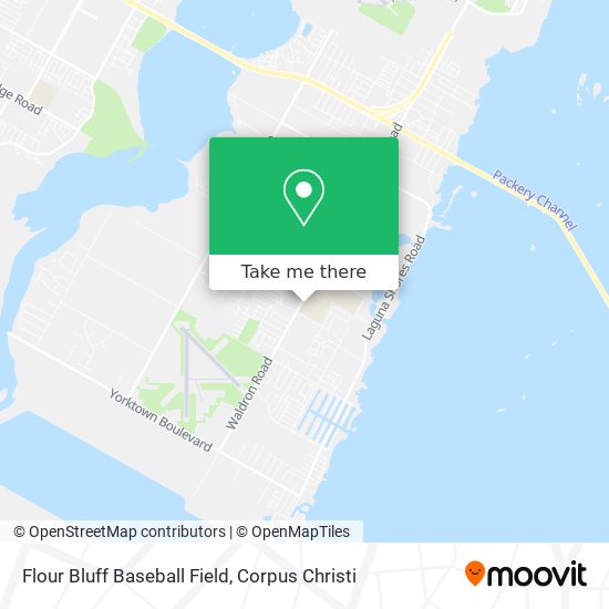 Mapa de Flour Bluff Baseball Field