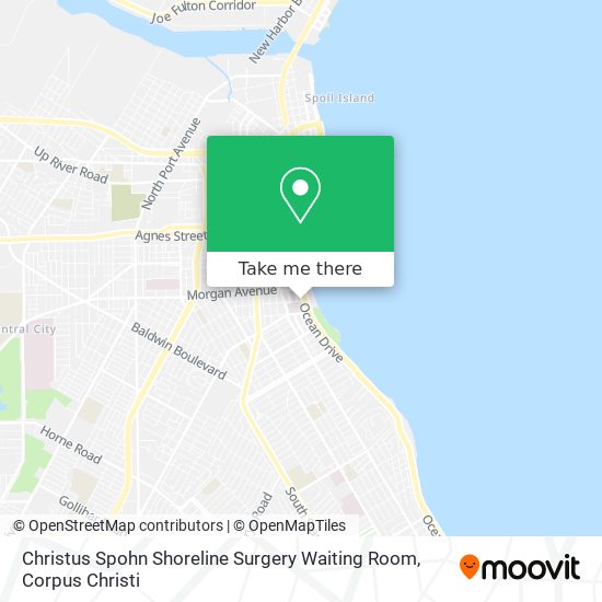 Christus Spohn Shoreline Surgery Waiting Room map