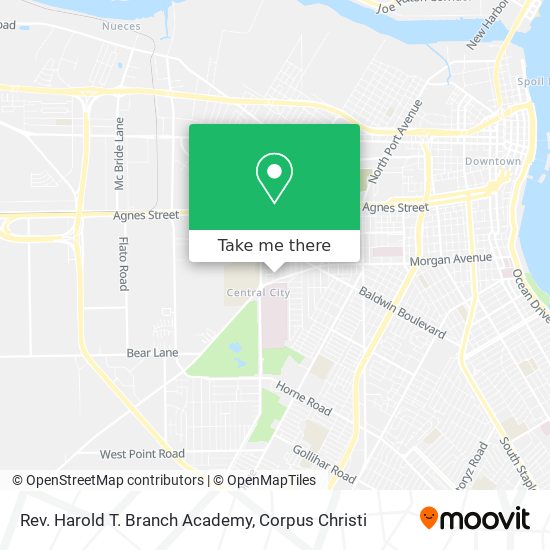 Rev. Harold T. Branch Academy map